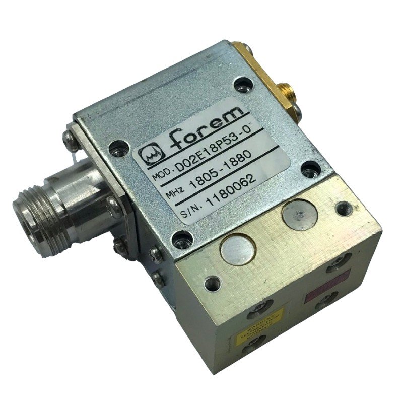 1805-1880Mhz SMA-N Isolator Circulator Coaxial D02E18P53-0 FOREM