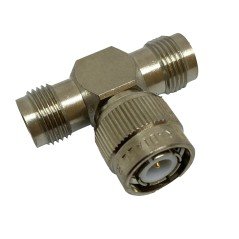 R143780000 Radiall TNC Coaxial T Tee (F-M-F) Adapter