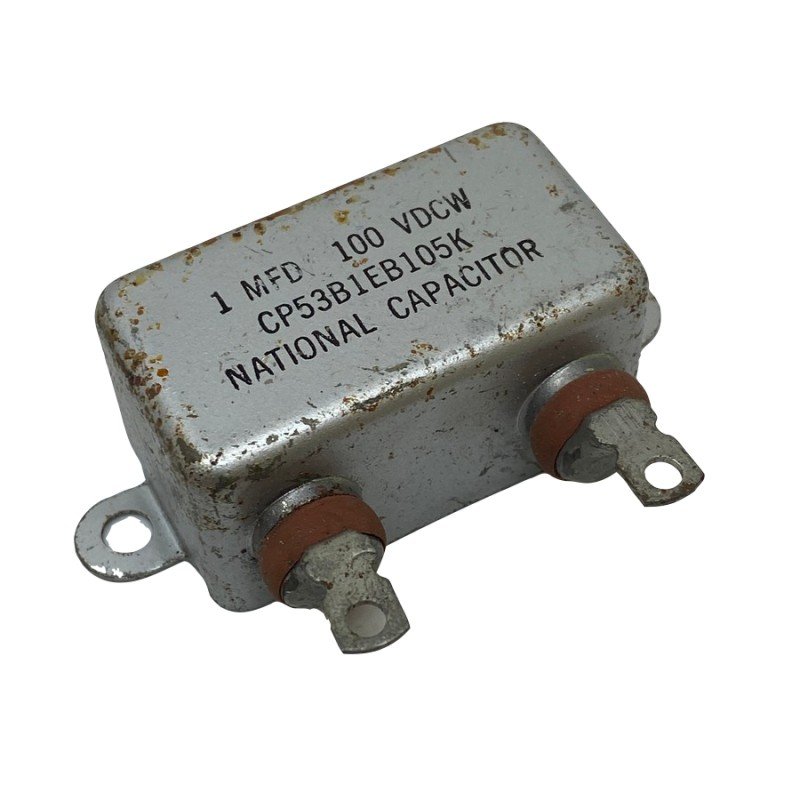 1UF 100V PAPER IN OIL CAPACITOR CP53B1EB105K NATIONAL / AEROVOX 1UF 100V PAPER IN OIL CAPACITOR CP53B1EB105K NATIONAL / AEROVOX