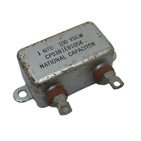 1UF 100V PAPER IN OIL CAPACITOR CP53B1EB105K NATIONAL / AEROVOX