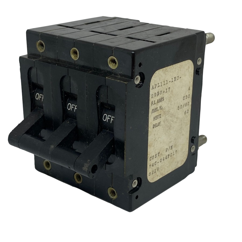 APL111-1R0-2920-17 AIRPAX Circuit Breaker 3 Pole 74C-044P017