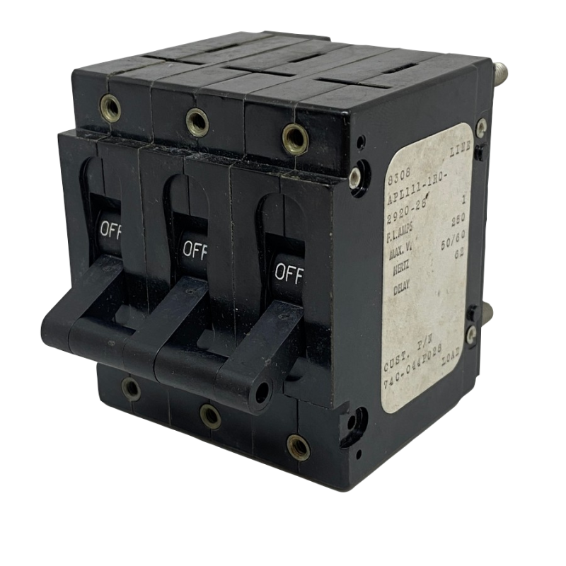 APL111-1R0-2920-28 AIRPAX Circuit Breaker 3 Pole 74C-044P028