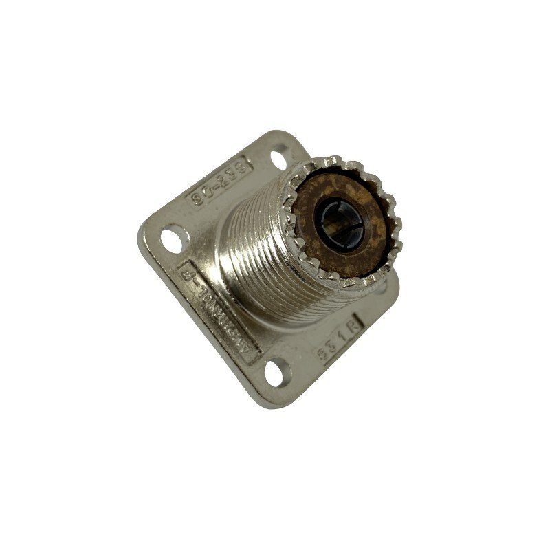 SO239 SO-239 Amphenol UHF (F) Panel Mount Coaxial Connector