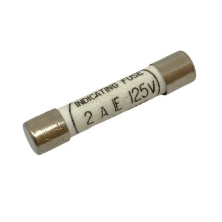 GBA-2 BUSSMANN 2A 125V Non Time Delay Ceramic Indicating Fuse 32x6.3mm