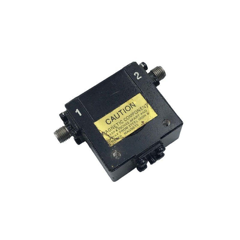 1550-1800MHZ ISOL:23/30db 1.55-1.8GHZ SMA ISOLATOR MICROWAVE ASSOCIATES