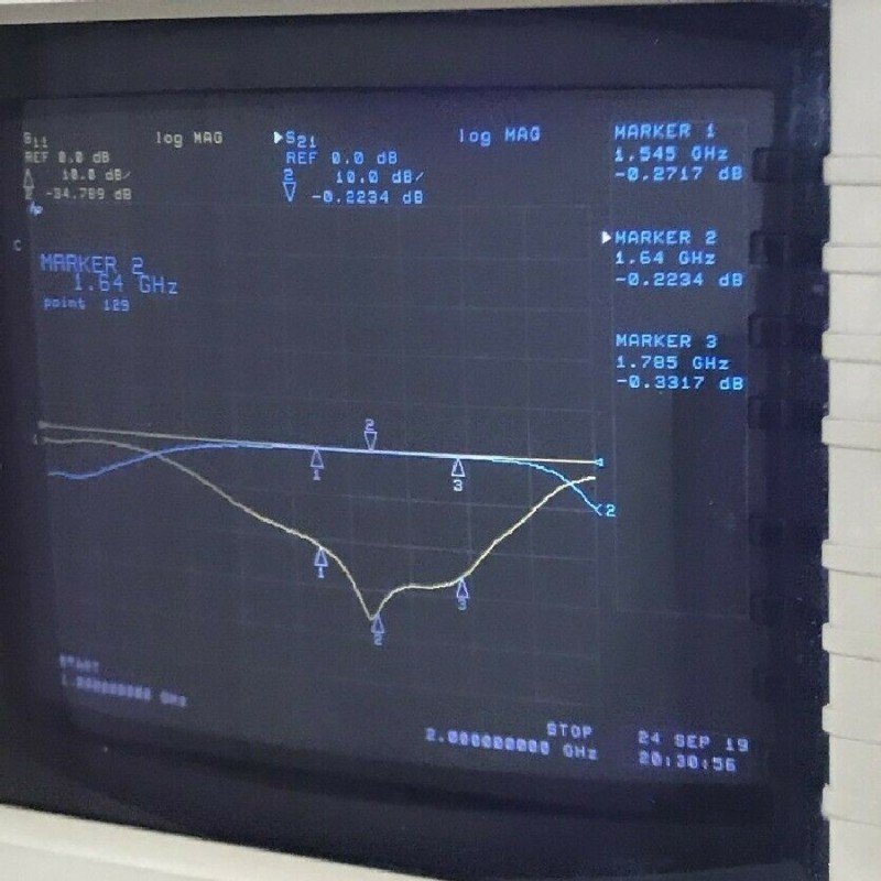 1550-1800MHZ ISOL:23/30db 1.55-1.8GHZ SMA ISOLATOR MICROWAVE ASSOCIATES