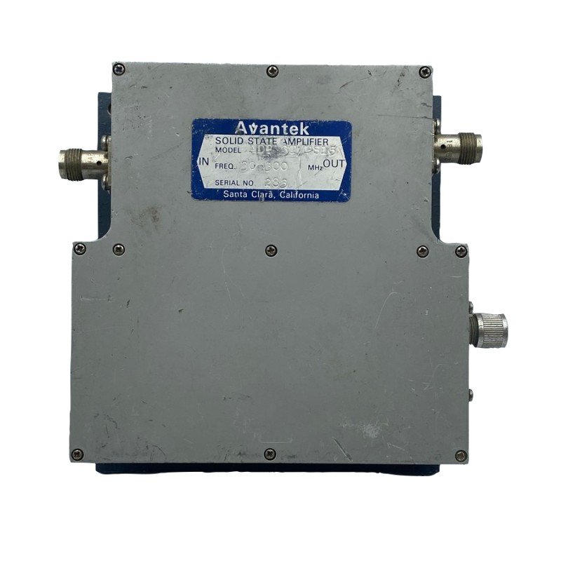 30-300MHZ 115Vac TNC(f) ADP-3T/PS15 Solid State RF Amplifier AVANTEK