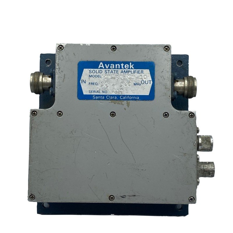 30-300MHZ 115V ADK-3N/PS10 N(f) RF Solid State Amplifier AVANTEK