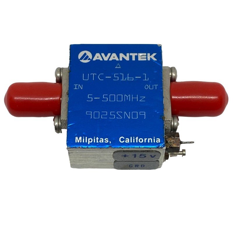 5-500Mhz 15V G 14.5DB 12.5dBm SMA AVANTEK AMPLIFIER UTC-516-1