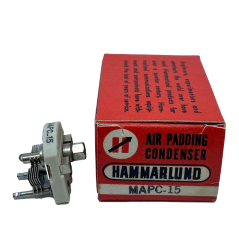 15pF Air Variable Capacitor Ham Radio MAPC-15 HAMMARLUND NOS