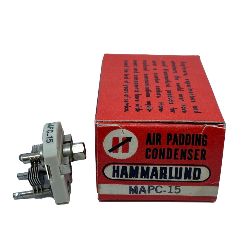 15pF Air Variable Capacitor Ham Radio MAPC-15 HAMMARLUND NOS