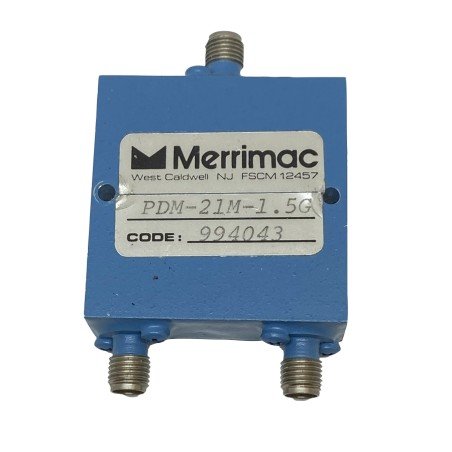 MERRIMAC PDM-21M-1.5G Power Splitter Combiner 2-Way SMA 1-2Ghz 10W