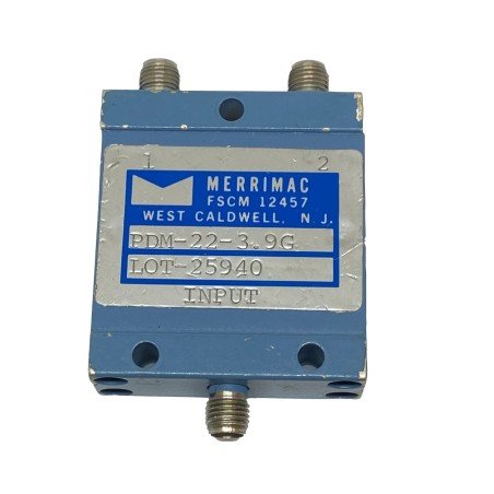 MERRIMAC PDM-22-3.9G Power Splitter Combiner 2-Way SMA(f) 2.4-5.6Ghz 10W