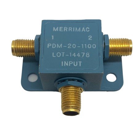 Power Divider Combiner 200-200Mhz 2 Way SMA MERRIMAC PDM-20-1100