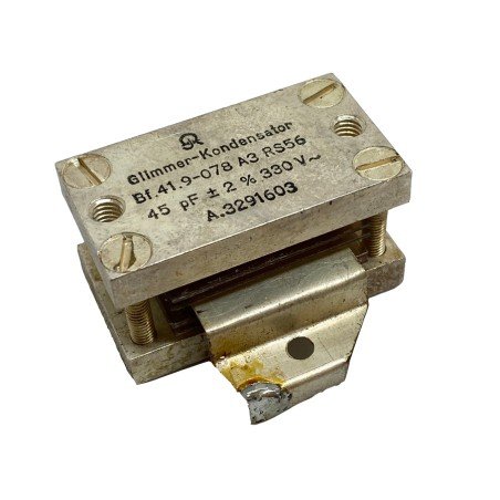 45pf 330V AC Mica RF Capacitor Glimmer Kondensator BF41.9-078