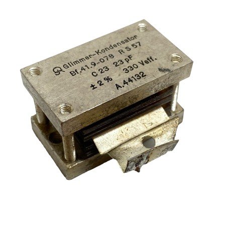 23pf 330V AC Mica RF Capacitor Glimmer Kondensator BF41.9-078
