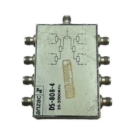 20-2000Mhz 8 WAY TNC Power Splitter Combiner DS-808-4 Anzac