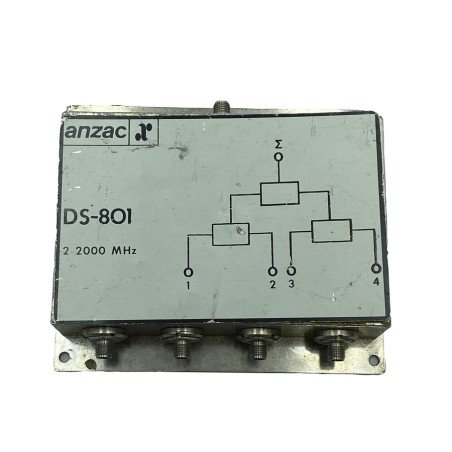 DS-801 ANZAC Power Splitter - Combiner SMA 2-2000Mhz 4-Way