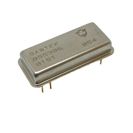 855306 SAWTEK Saw Filter MIL Spec Goldpin