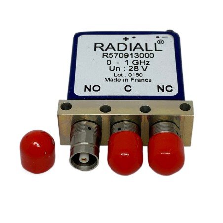 R570913000 Radiall Coaxial Switch 75Ohm SPDT DC-2.5Ghz 1.6/5.6(F)