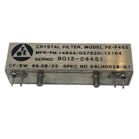 CF 86.08Khz BW 25Khz FE-F455 14844 D57620-12164 Frequency Electronics