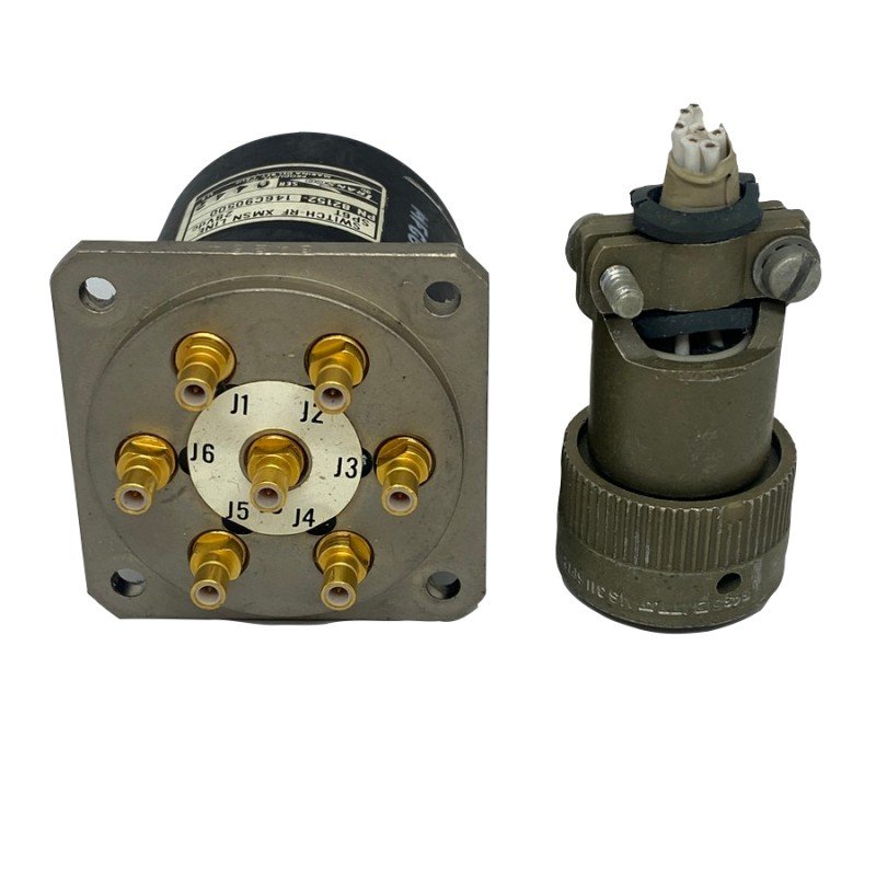 28V SP6T 6 WAY SMB COAXIAL SWITCH + CONNECTOR 82152-146C90500