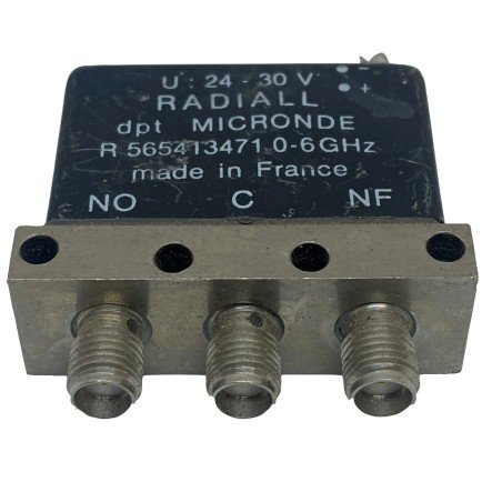 2 WAY SMA COAXIAL SWITCH R565413471 RADIALL