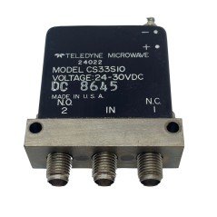 CS33S10 Teledyne SPDT SMA Coaxial Switch DC-18Ghz 24-30Vdc