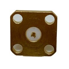 SMA (f) Coaxial Connector Panel Mount 4-Hole Solder 12.4Ghz