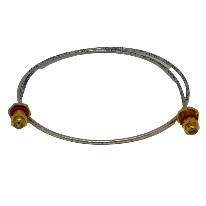 RG-405 BELDEN Semi Regid Cable Assembly SMA (f) - SMA (f) Panel Mount L:52cm