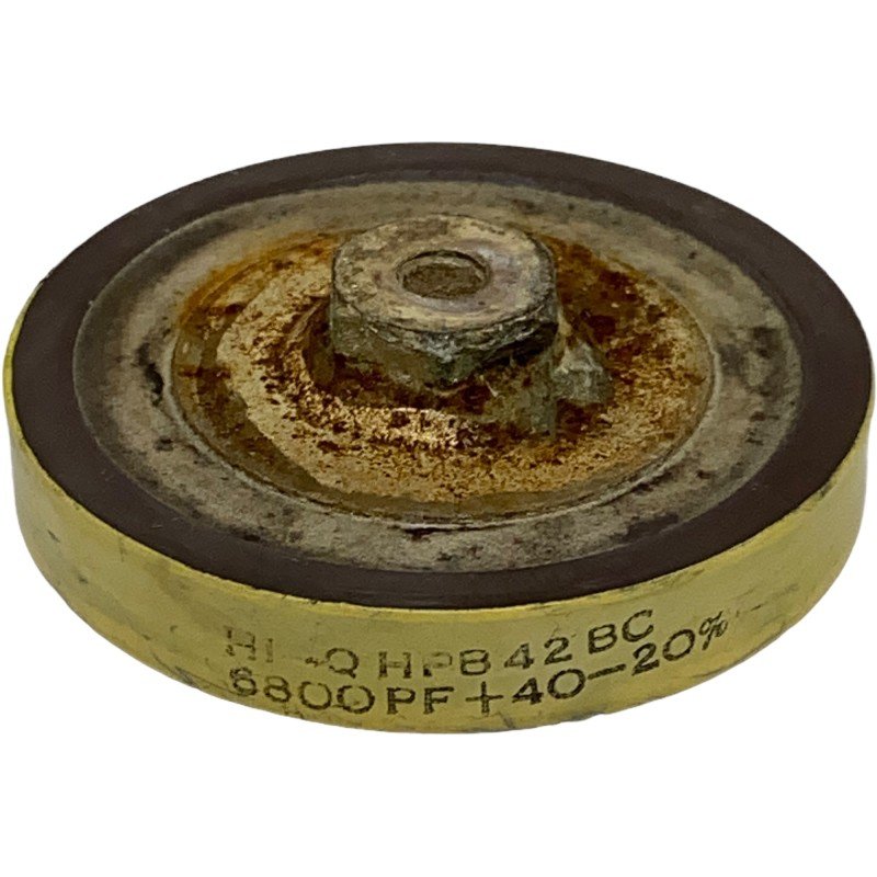 6800pF 2500V Ceramic Doorknob Capacitor Hi-Q HPB42BC