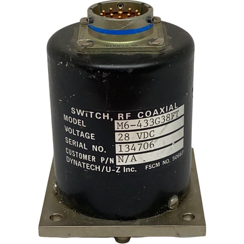 Coaxial Switch SMA 18Ghz 28VDC M6-433G38FT DYNATECH