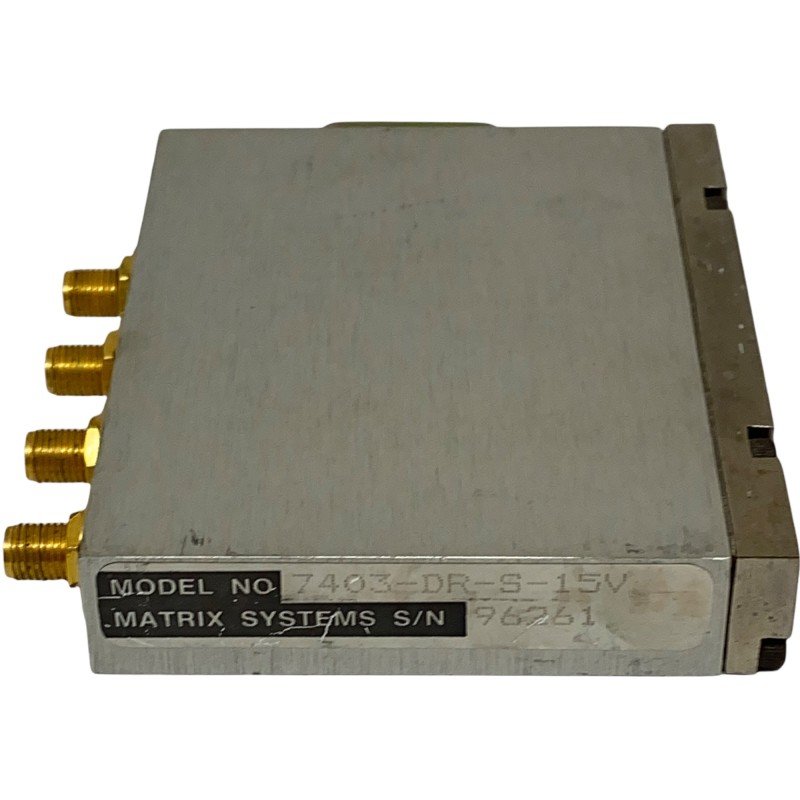 7403-DR-S-15V Matrix Coaxial Relay 15V 3 WAY SP3T SMA (f)