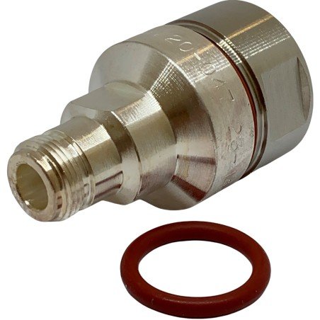 N TYPE FEMALE SILVER PLATED CONNECTOR FOR 7/8" CABLE CPE