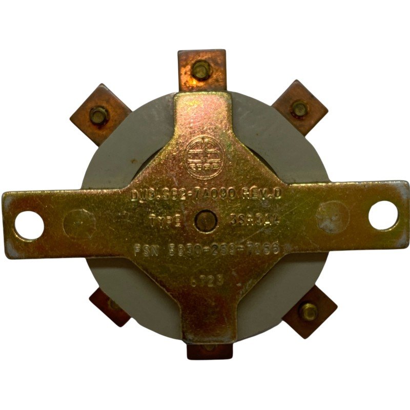 ROTARY SWITCH 3SR3A4 5930-00-259-7156 30A 500VAC