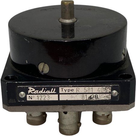 Coaxial Switch Manual BNC SP6T Radiall R581406230