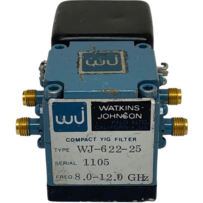 8-12Ghz COMPACT YIG FILTER WATKINS JOHNSON WJ-622-25