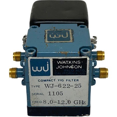8-12Ghz COMPACT YIG FILTER WATKINS JOHNSON WJ-622-25