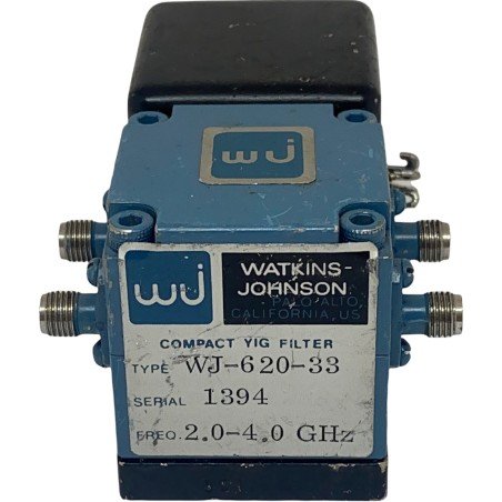 2-4Ghz COMPACT YIG FILTER WATKINS JOHNSON WJ-620-33