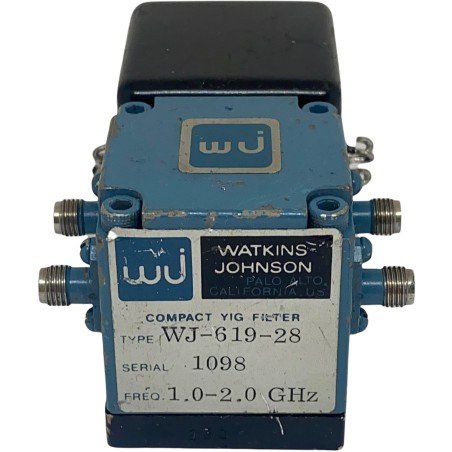 1-2Ghz COMPACT YIG FILTER WATKINS JOHNSON WJ-619-28