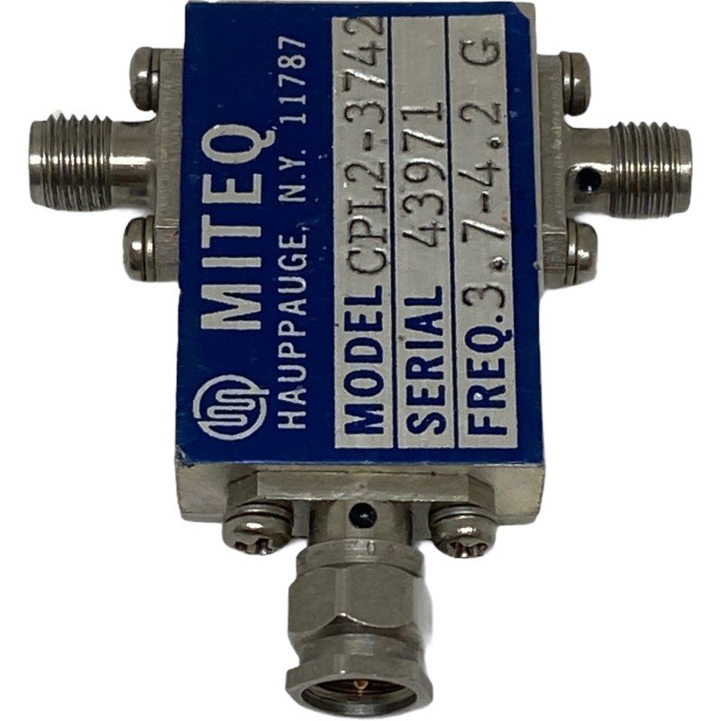 3.7-4.2Ghz SMA Power Splitter Divider Miteq CPL2-3742