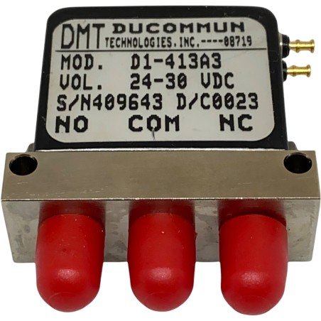 DC-22GHZ SMA SPDT Latching Coaxial Switch 24-30VDC DMT D1-413A3 5985-01-266-0861