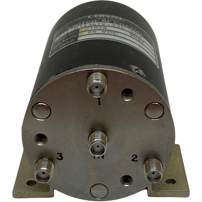 Coaxial Switch SMA 3 WAY 28VDC SP3T SMA DC-18Ghz 032-B12347Y-A2C-4C1 LORAL