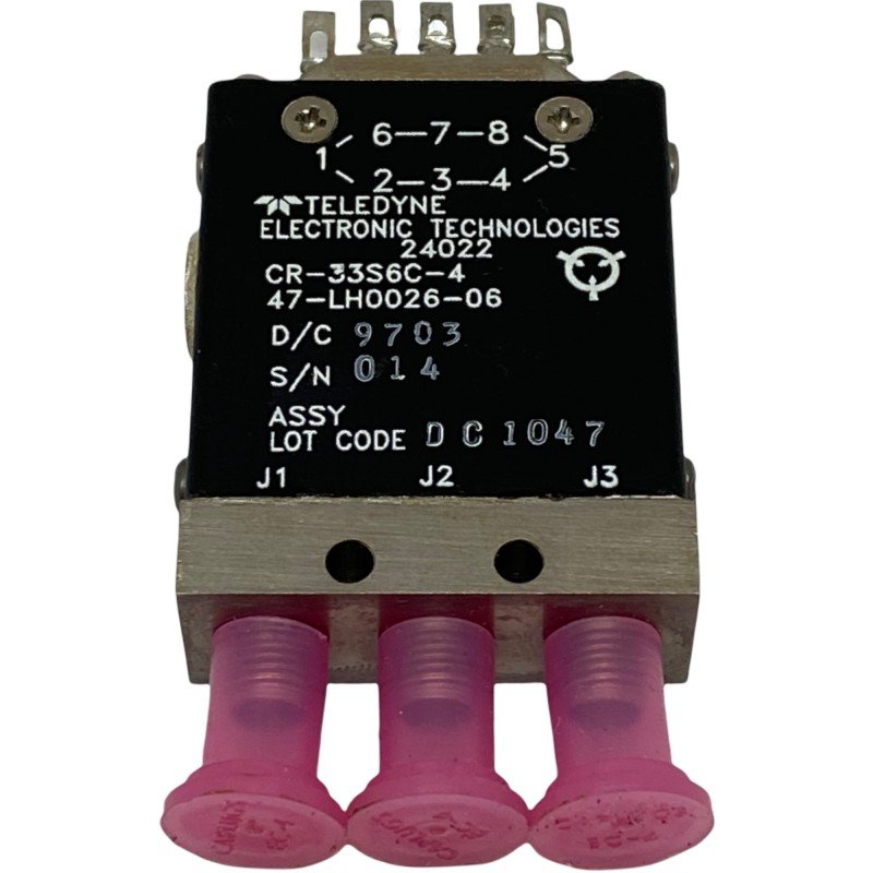 SMA SPDT DC-22GHZ COAXIAL SWITCH TELEDYNE CR-33S6C-4