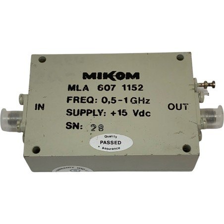 0.5-1Ghz 15V RF POWER AMPLIFIER MLA6071152 MIKOM