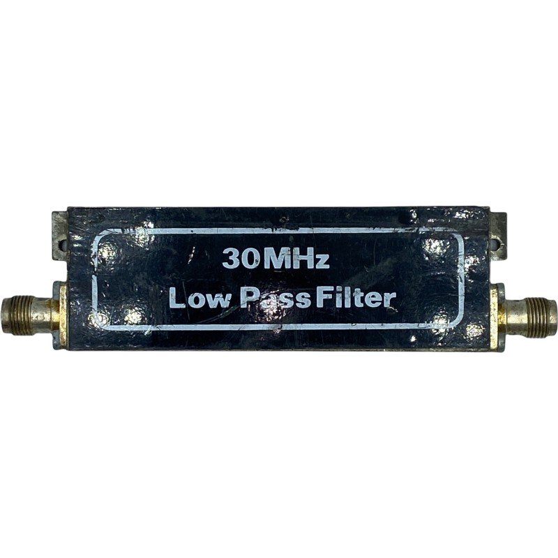 30MHZ TNC LOW PASS FILTER RF MIL SPEC