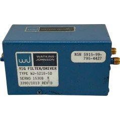 WJ-5218-5D YIG Filter Driver Watkins Johnson 5915-99-795-4427