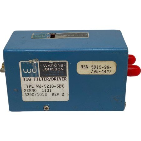 WJ-5218-5DX YIG Filter Driver Watkins Johnson 5915-99-795-4427