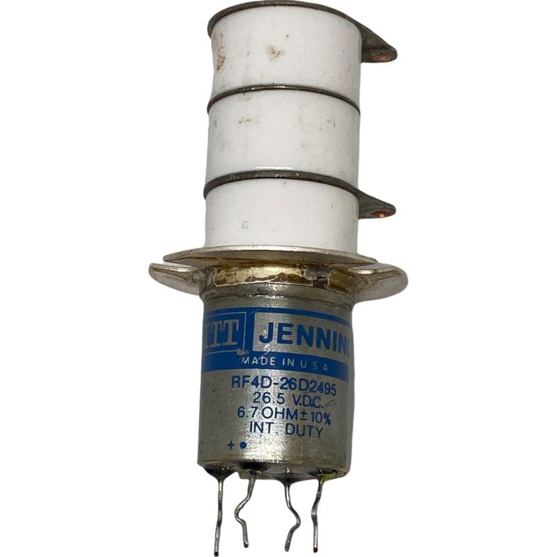 Vacuum Relay Jennings 26.5V 6.7Ohm RF4D-26D2495
