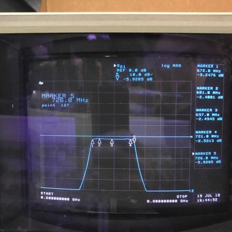 675-740Mhz SMA BandPass Filter Marconi 1050-02511
